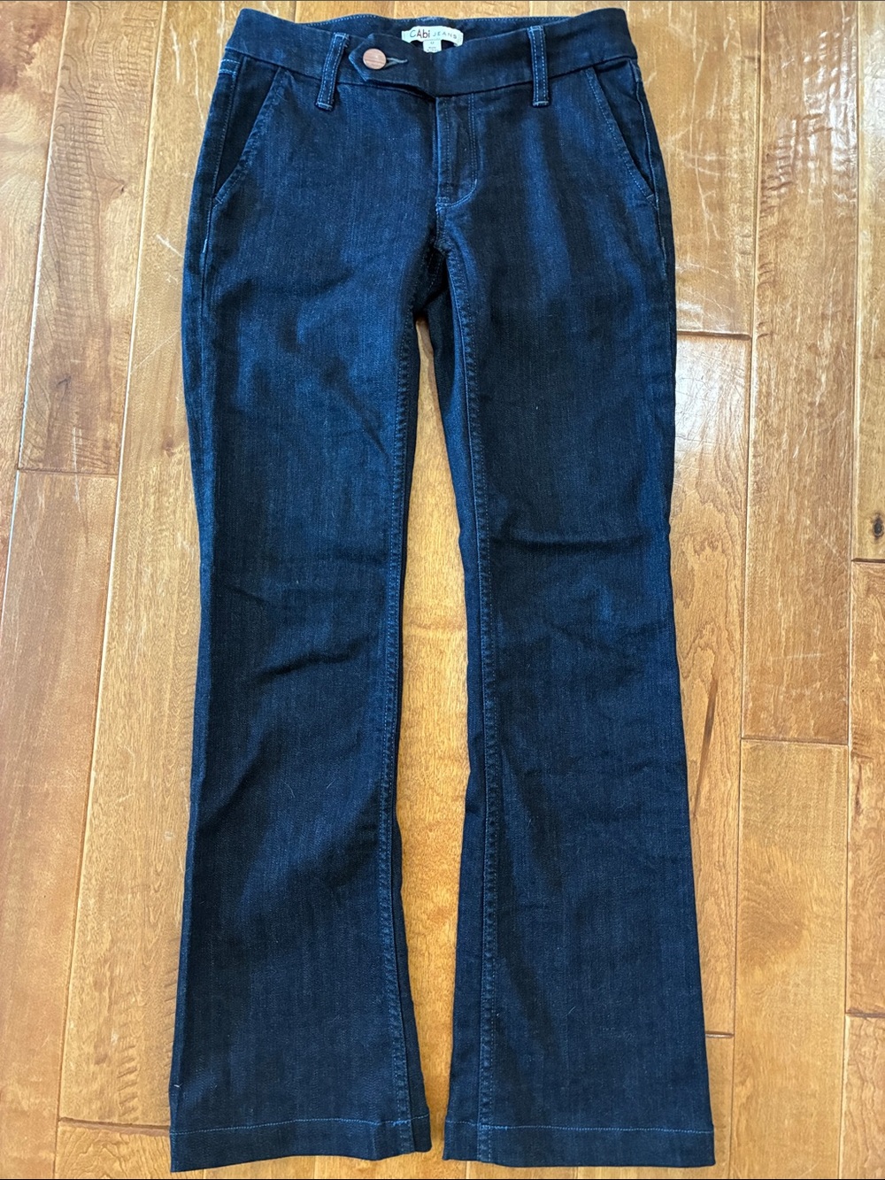 CAbi Dark Blue Flare Jeans